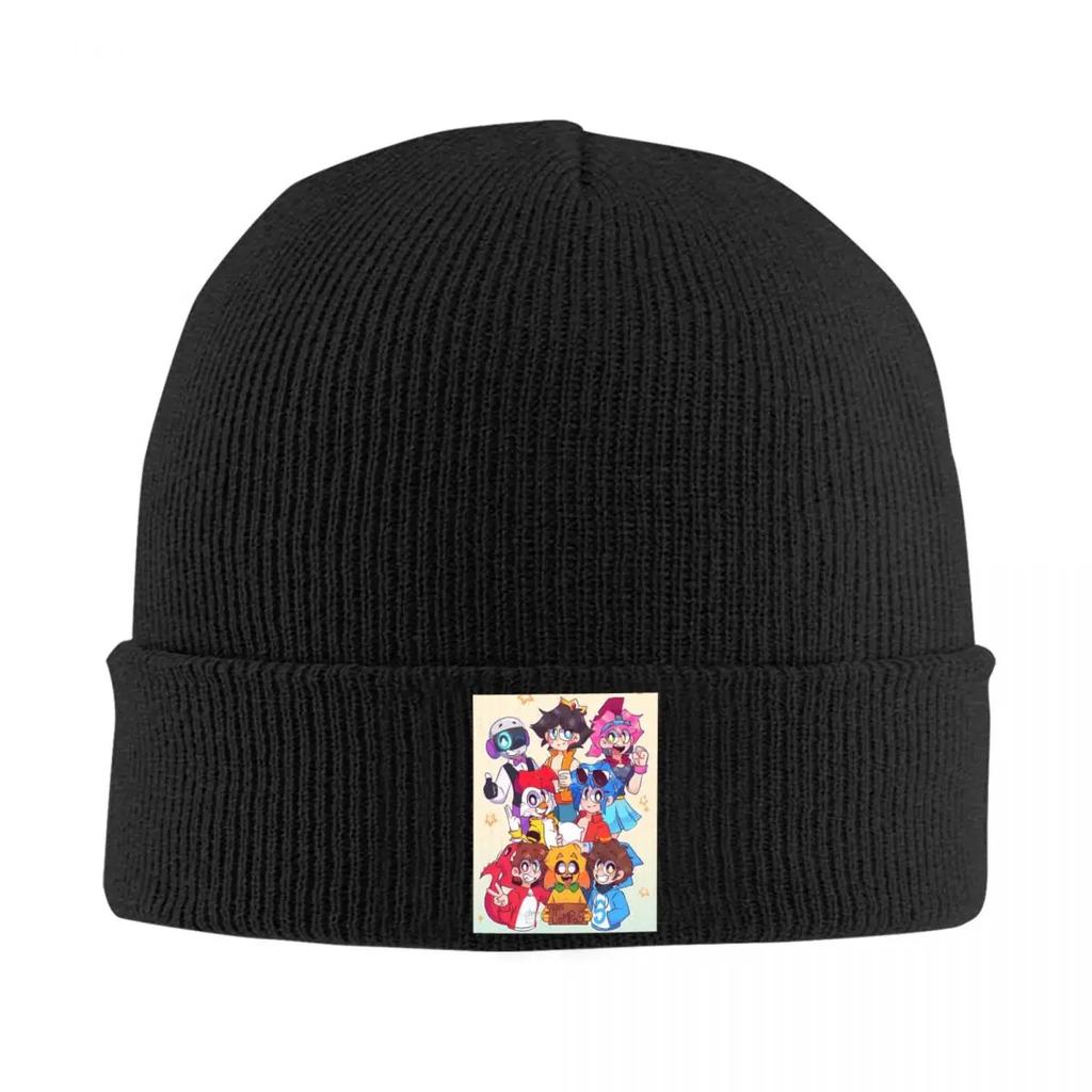 Compas Family Warm Knitted Cap Hip Hop Bonnet Hat Autumn Winter Outdoor Beanies Hats for Men Women Adult