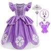 Sofia Prinzessin Halloween Kleid - Sommerkostüm für Mädchen