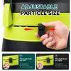 TUNGFULL Electric Leaf Shredder No‑Blade Garden Leaf Mulcher Portable Wheeled Yard Leaf Crusher For Backyard Compost Making