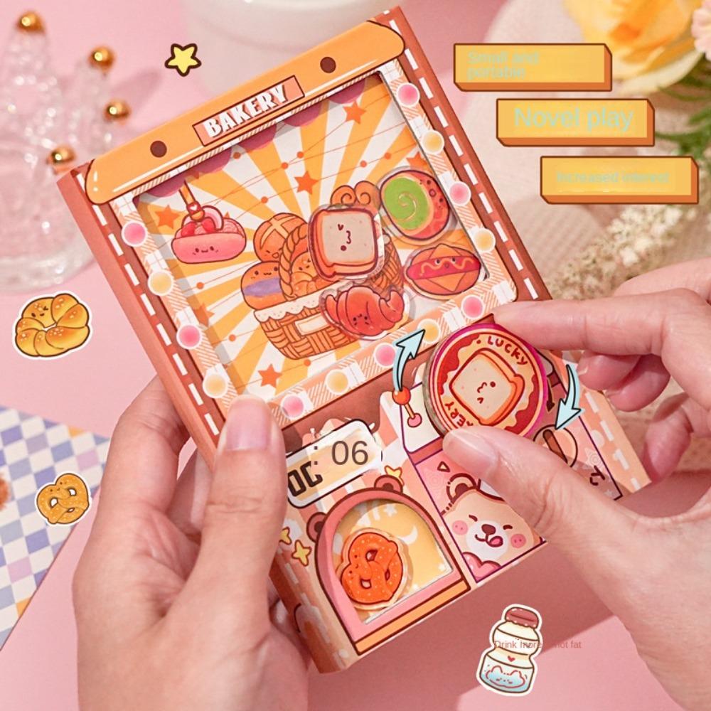Cute Bread Notebook Shaking Snacks Notepad Creative Square Writing Pad  Kids Gift