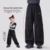 Girl's Autumn Outdoor Wide-Leg Cargo Pants