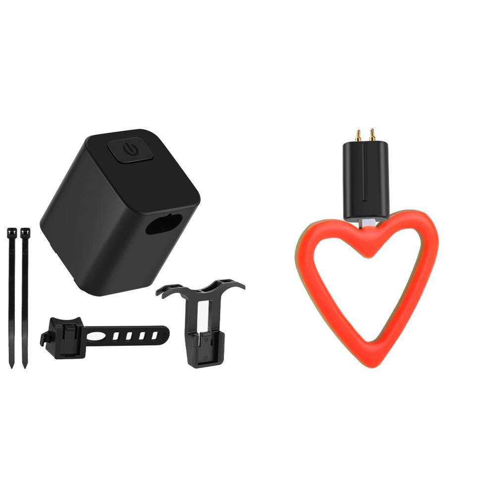 Bike Rear Light Photon Drop Safety Warning Lamp USB Rechargeable LED Motorcycle Taillight Waterproof MTB Road Bike Rear Lamp