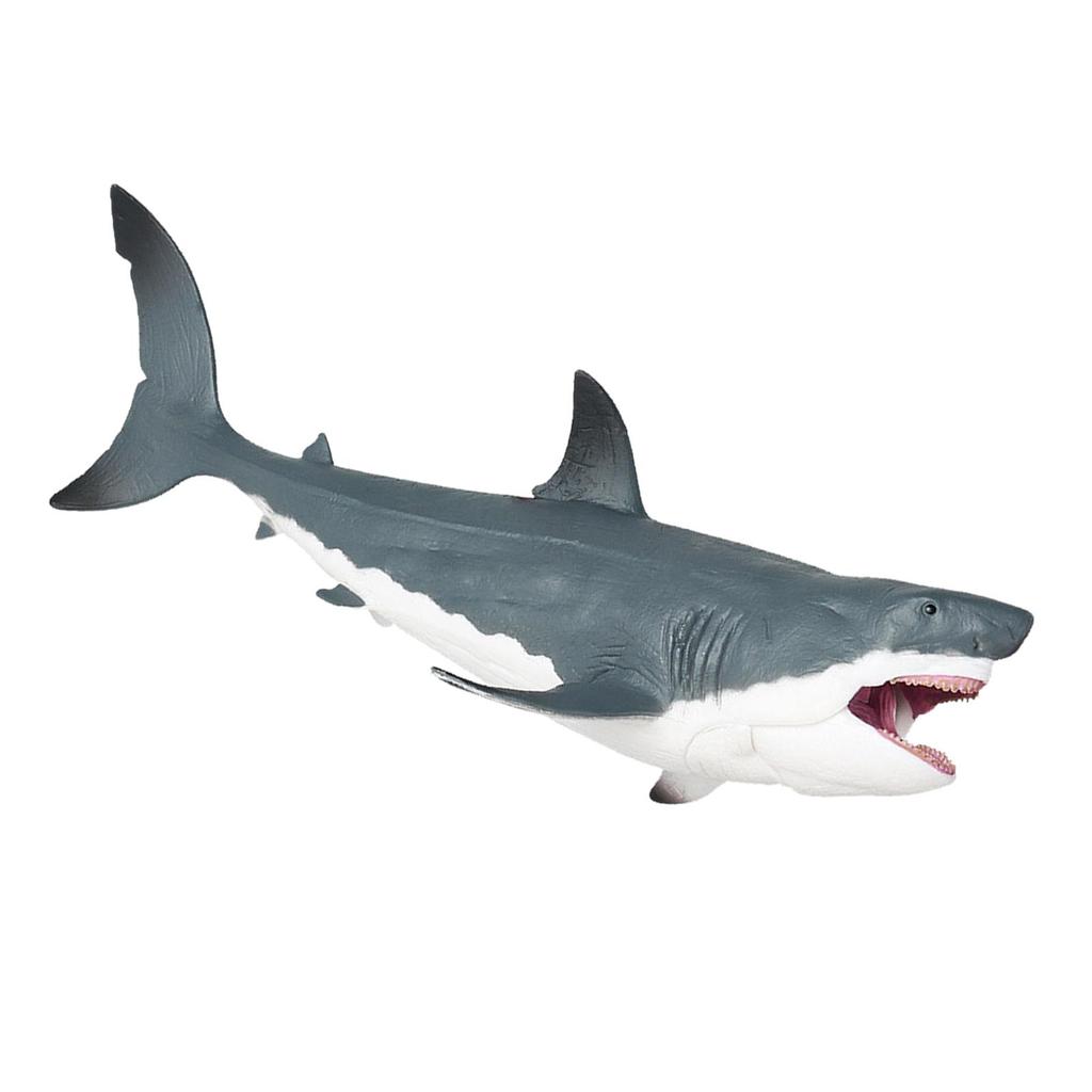 Megalodon Simulation Plastic Figure Ancient Action Animal for Birthday Kids