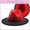 Felt Hat With Large Brim Summer Sun Protection For Women Men