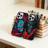 Hannya Mask Phone Case For iPhone 17,16,15,14,13,12,11 Plus,Pro Max,XS,Colorful Silver Black Cover