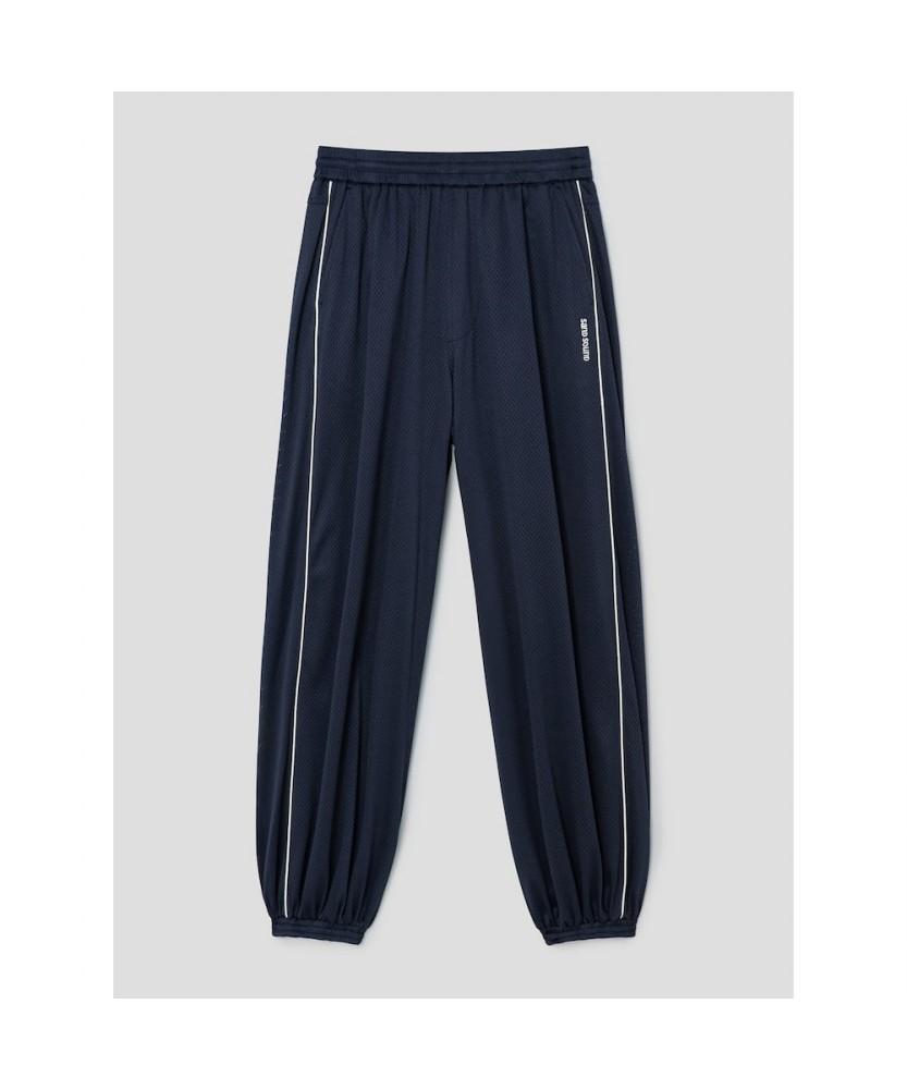 Saendeusaundeu (Unisex) Mesh Joggers Navy