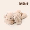 Jimny Rabbit Plush Toy Soft Stuffed Long Ears Bunny Doll Funny Baby'S Sleeping Companion Room Decor Girls Birthday Gift