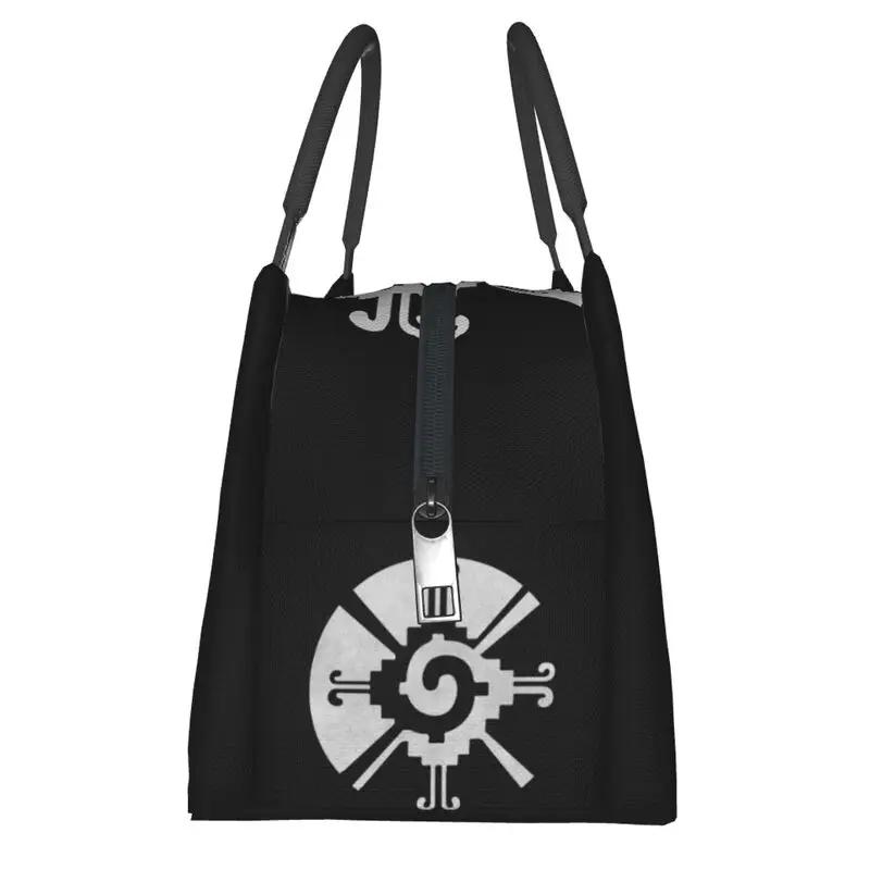 Hunab Ku Ometeotl Aztec Yucatec Maya Mayan Inca Toltec Insulated Lunch Bag School Office Portable Thermal Cooler Lunch Box Women