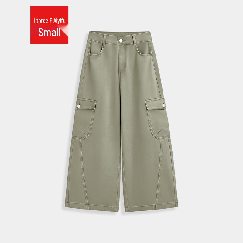 IEF Petite Workwear Wide-Leg Pants M