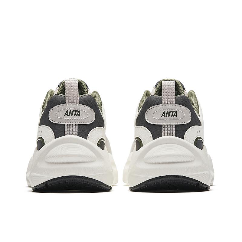 Anta Planet Low top Chunky Sneakers Men's Castle Gray/Ivory White/Shade 1 Gray 112618811-4