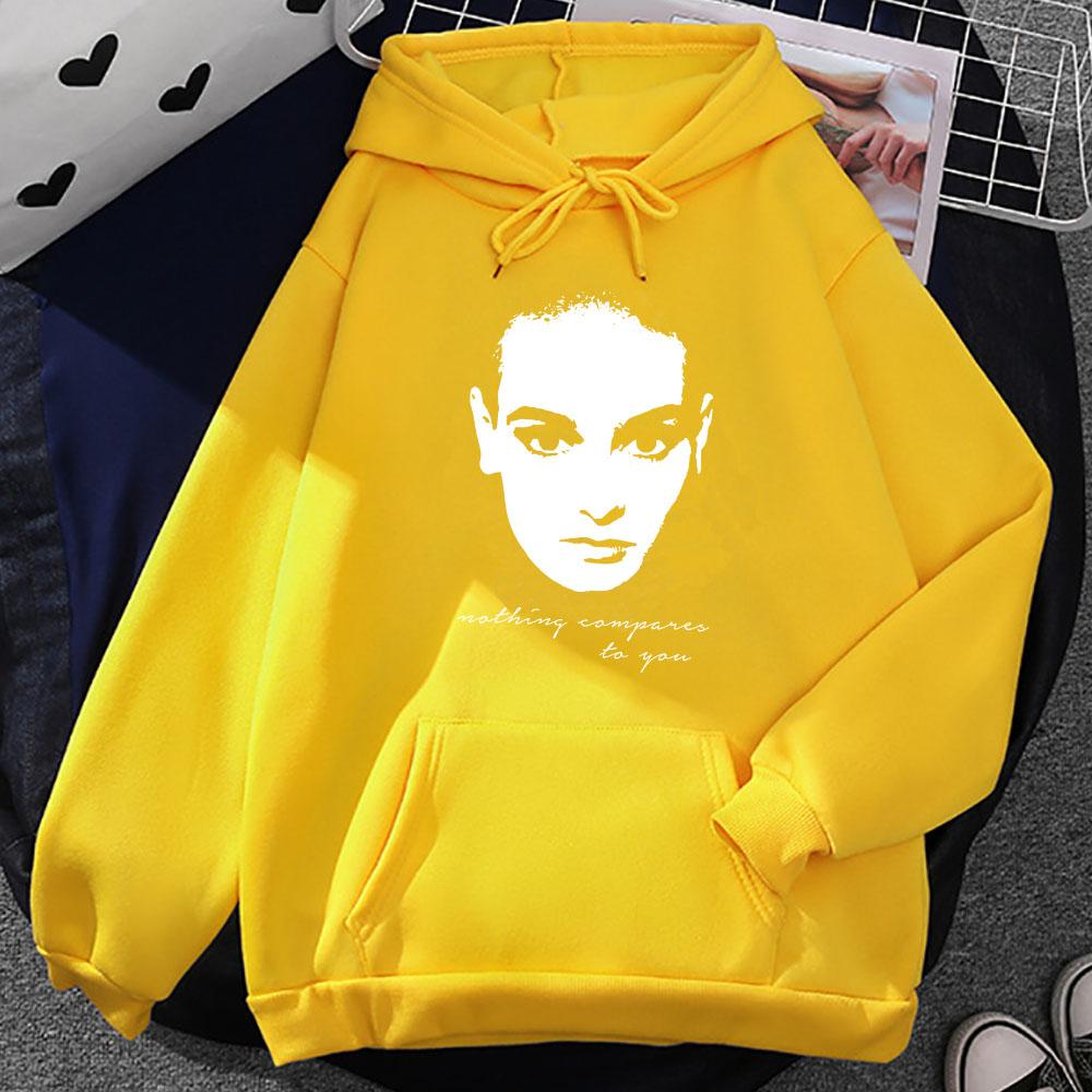 

Толстовка з принтом Sinead O Connor 1966-2023, осінній унісекс, світшот з довгим рукавом і капюшоном, зручний м’який флісовий вуличний худі XL