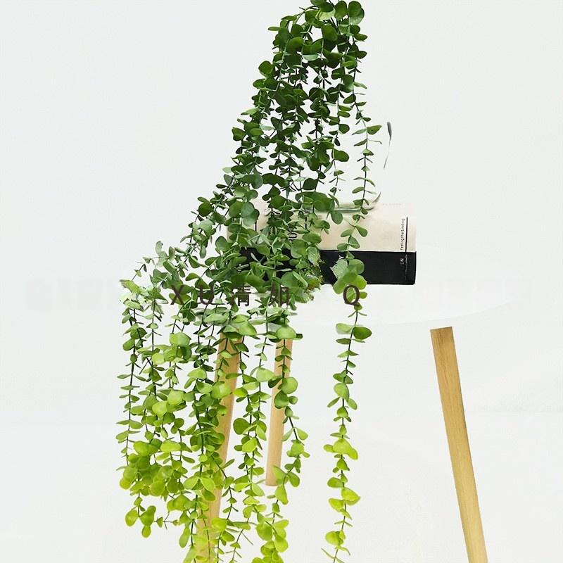 90cm Artificial Eucalyptus Wall Hanging Vine Plastic Plant Auditorium Decor Simulation Eucalyptuses Leaf Vines Mall Decoration