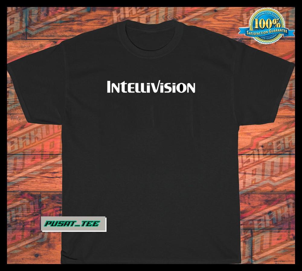 Новый бегущий логотип Intellivision американская смешная футболка РАЗМЕР S-5XL Унисекс Футболка M