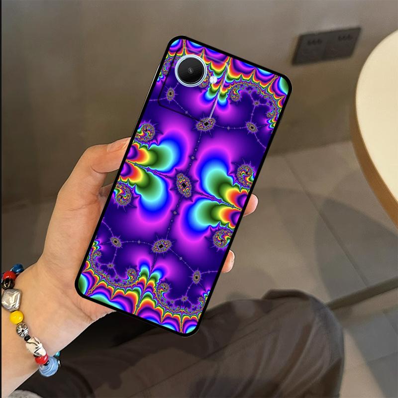 Vintage Ornament Case For Realme C63 C61 C55 C51 C53 C25 C65 C67 C71 C75 GT6 GT7 Pro 11 12 13 14 15 Pro Plus