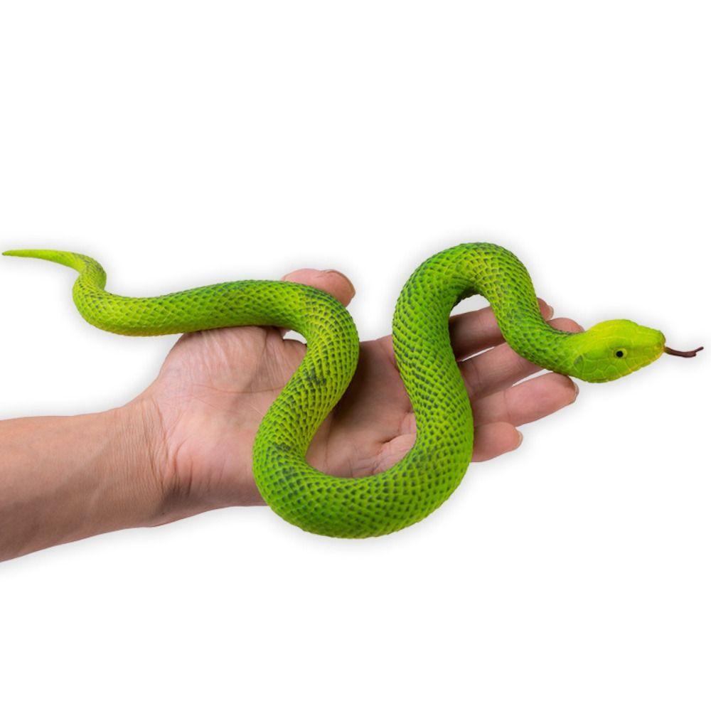 Python Cobra Snake Action Figures Soft TPR Simulation Snake Rattlesnake Model  Halloween Trick