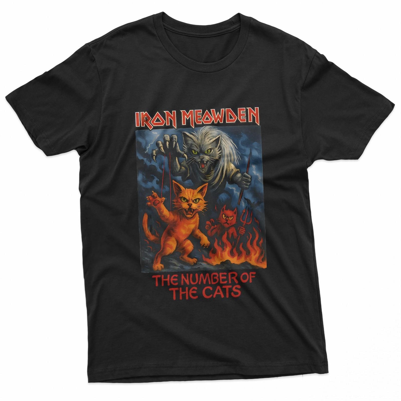 Iron Meowden The Number Of The Cats T-Shirt S разноцветный