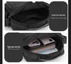 Men's Multi-Layer Business Crossbody Briefcase with Water Bottle Holder