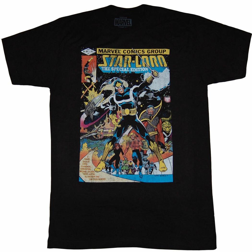 Guardians of the Galaxy Star Lord Cover #1 T-Shirt M