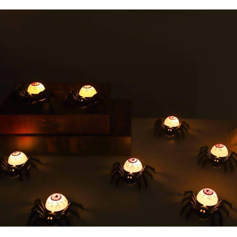 Halloween Eyeball Light European Style Spider Led Candle Party Decoration