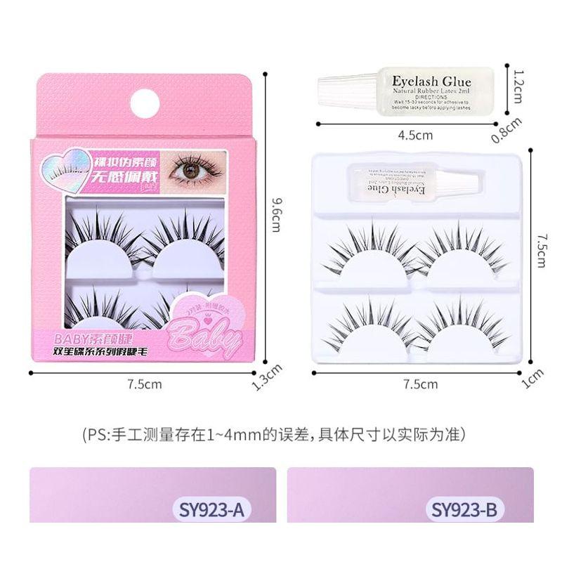 Jesireca - Multipack False Eyelashes (Various Designs)