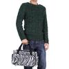 Handtasche mit Zebrastreifen Friseurwerkzeugtasche Tragbare Schere Kammhaltertasche Frisierkoffer