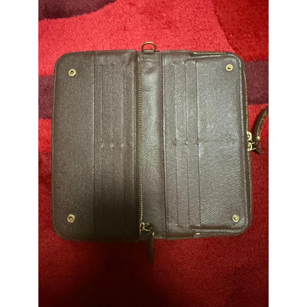 Used Damier long wallet Portefeuille Insolitte
