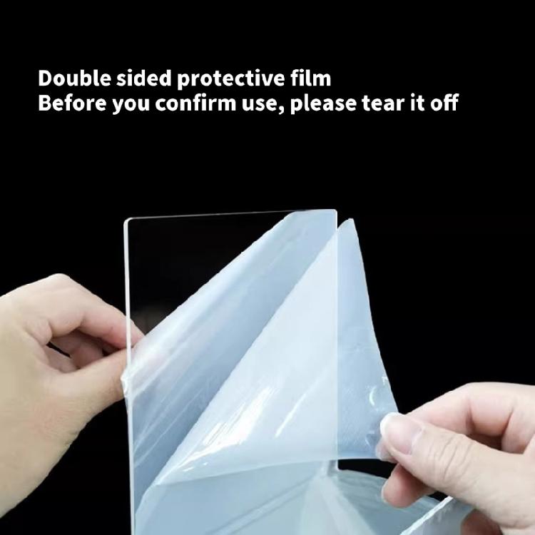 Detachable Car Visors Photo Organizer With Strong Magnets No Residues Installation Shatterproof Acrylic For 2x4 Pictures