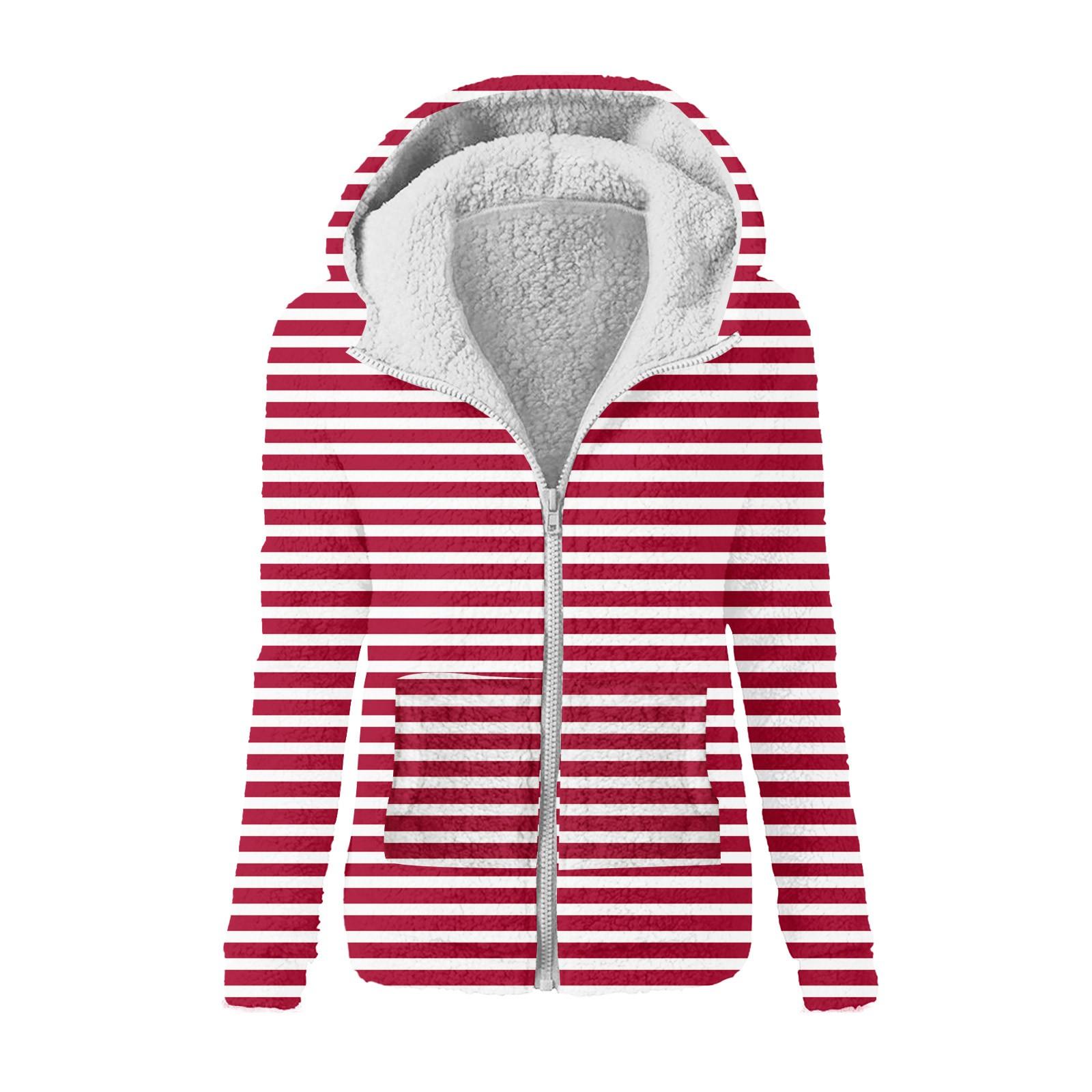 

Женская модная толстовка с принтом, свободная плюшевая куртка с капюшоном на молнии XL темно-фиолетового