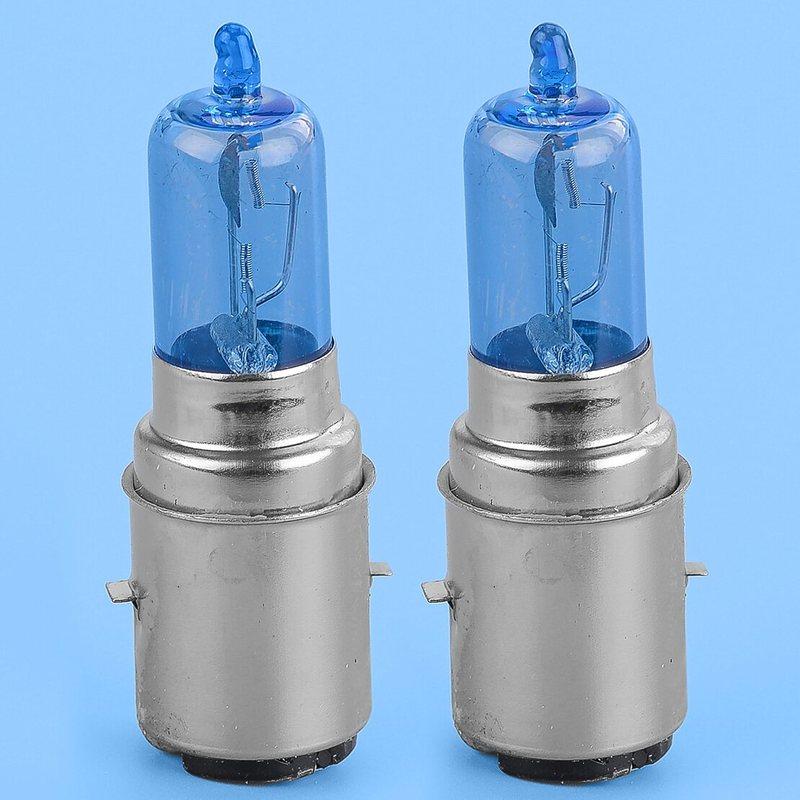 

2pcs Super White Car Motorcycle Halogen Light Lamp Bulb 12V 35/35W BA20D