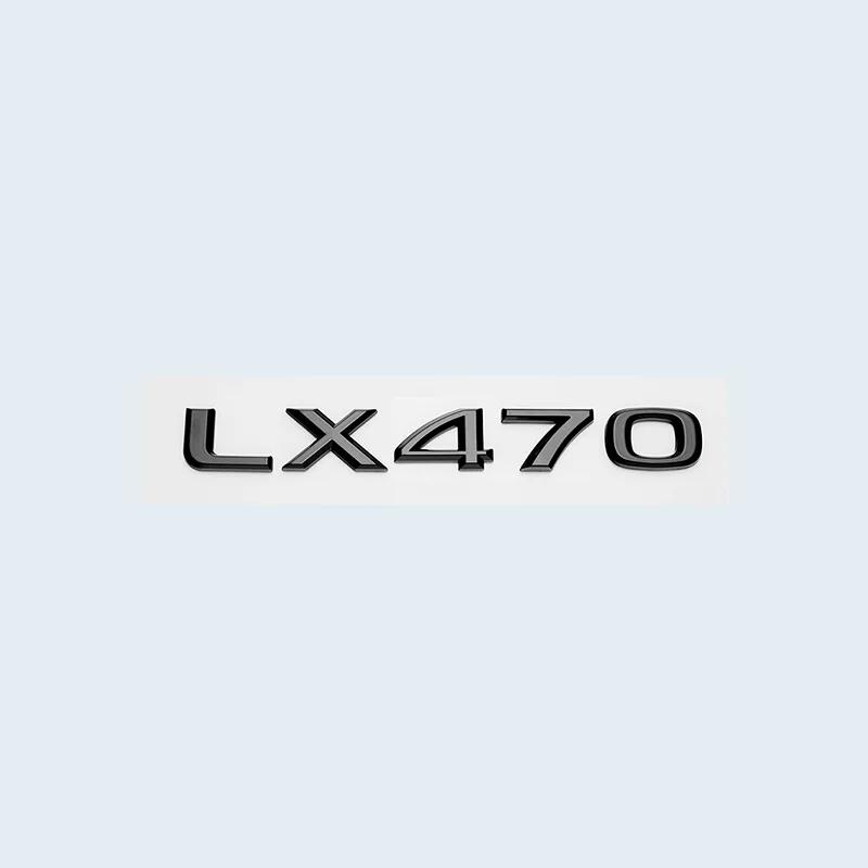 Glossy Black 3D ABS Letters Number LX450 LX470 LX570 Emblem For Lexus Car Trunk Logo Sticker Badge Accessories
