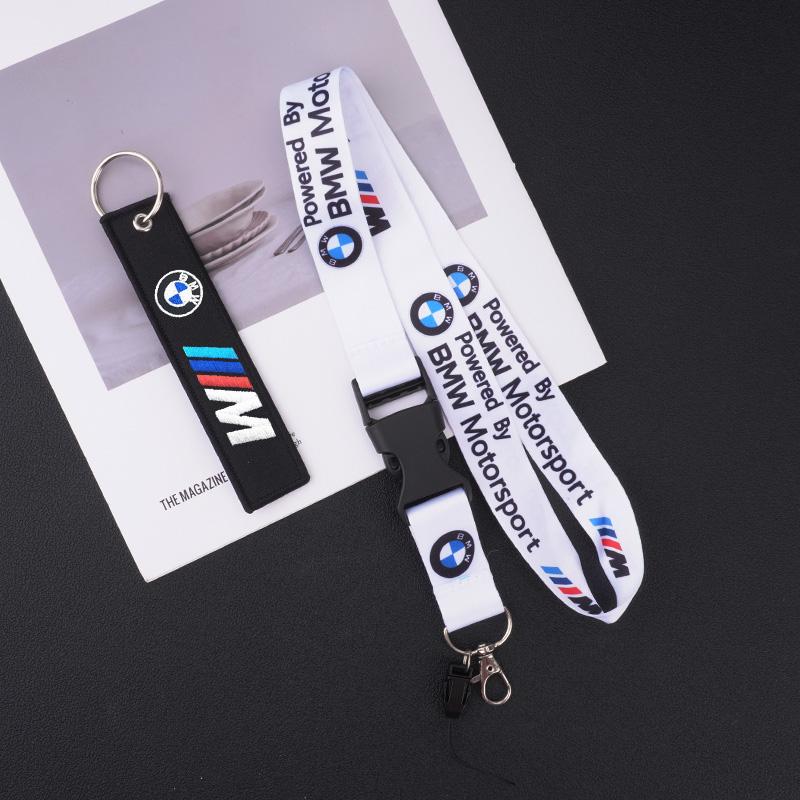 NDQB9 Mobile Phone Motorcycle Car Neck Strap Lanyard Keychain For Bmw E46 E36 G20 E90 E60 F30 F10 E39 X1 M Performance Car Accessories