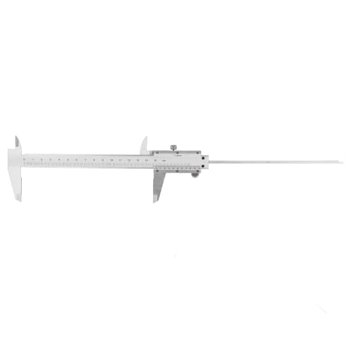 Vernier Caliper, 150mm/200mm/300mm High Carbon Steel Caliper, Measuring Gauge for Measuring Width, Outer Diameter, Inner Diameter, and Depth (0-150mm)