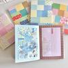 40PC Japanese Style Ancient Character Polka Dot Large Patchwork Collage Base INS Note Handbook Note Ancient Early Sticker Gift