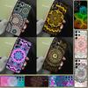 Blumen Mandala Florales Handyhülle Für Samsung Galaxy S24 Ultra S9 S10 S20 S22 S21 Plus S23 FE S25 Ultra Vollabdeckung