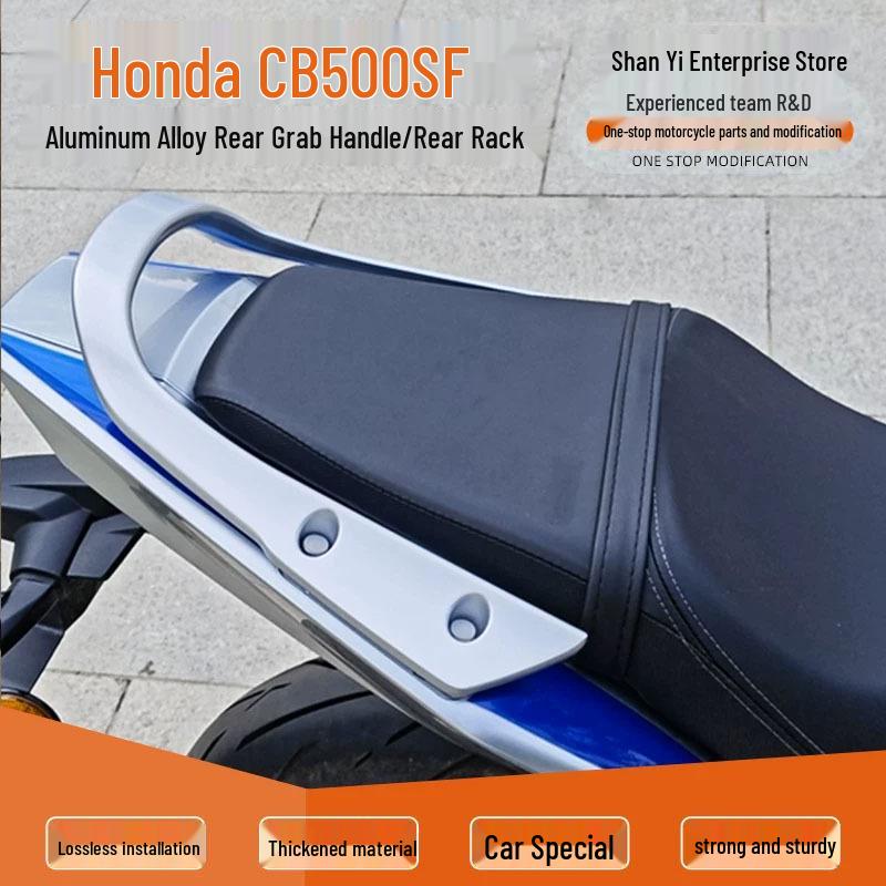 Honda CB500SF Aluminum Alloy Rear Luggage & Tail Box Rack with Integrated Handle