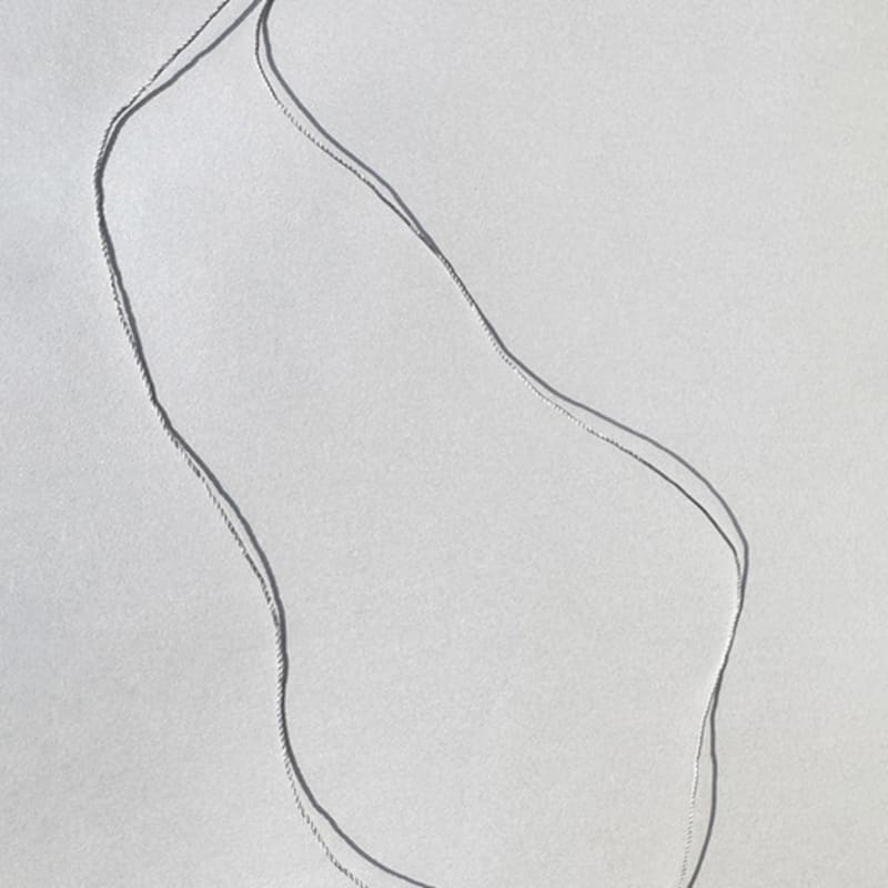 

adit Small bead necklace black