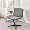 Copertura per Sedia Senza Braccioli con Gambe Incrociate per Sedia da Scrivania da Ufficio Fodera Monocolore con Schienale Medio e Accento Sedile Largo Coperture per Sedia da Computer