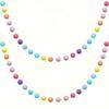 2.5m Colorful Pompom Pendant Garland Nordic Series Felt Ball String Hanging DIY Handmade Nursery Children Room Home Decor