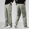 Spring and Autumn Thin Section of Large Size Workwear Casual Pants Men's Cotton Large Size American Workwear Pants Men's Pants New