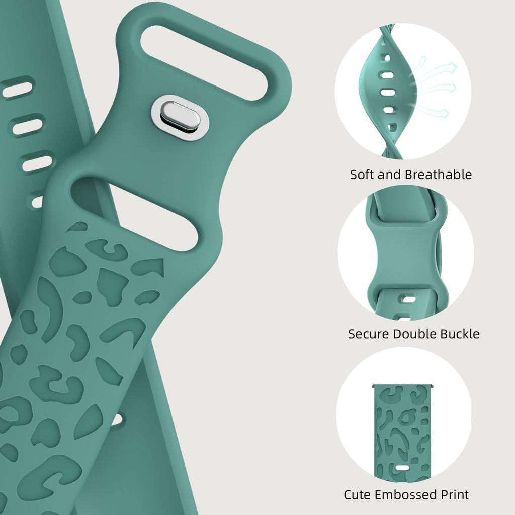 20mm Straps For Samsung Galaxy Watch 6/7/5/4/classic/5 pro 44mm 40mm Silicone Engraved correa Bracelet HUAWEI GT 2e 3 4 5 Band