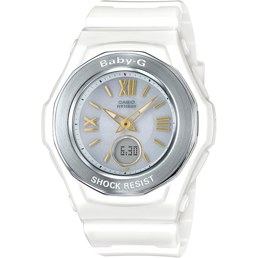 Casio Baby-G Precious Heart Selection Solar Radio Watch BGA-1050GA-7BJF Women s White