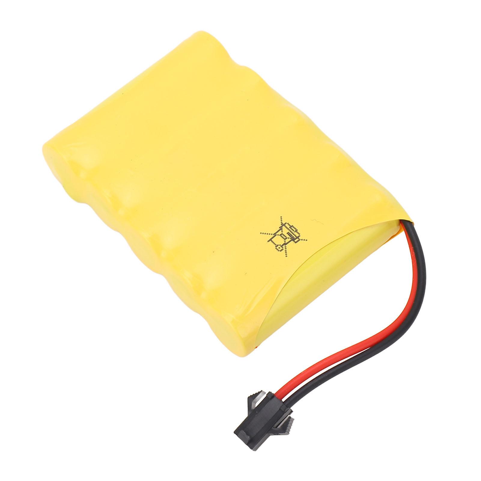 

6.0V 700mAh Lithium Rechargeable Battery with SM 2P Plug Lightweight Safety RC Cars Lithium Battery