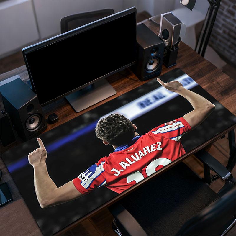 Julian Alvarez Mouse Pad, Large Gaming Desk Mat, Non-slip XXL Mousepad for Laptop & Tablet, Mini PC Playmat with Stitched Edges