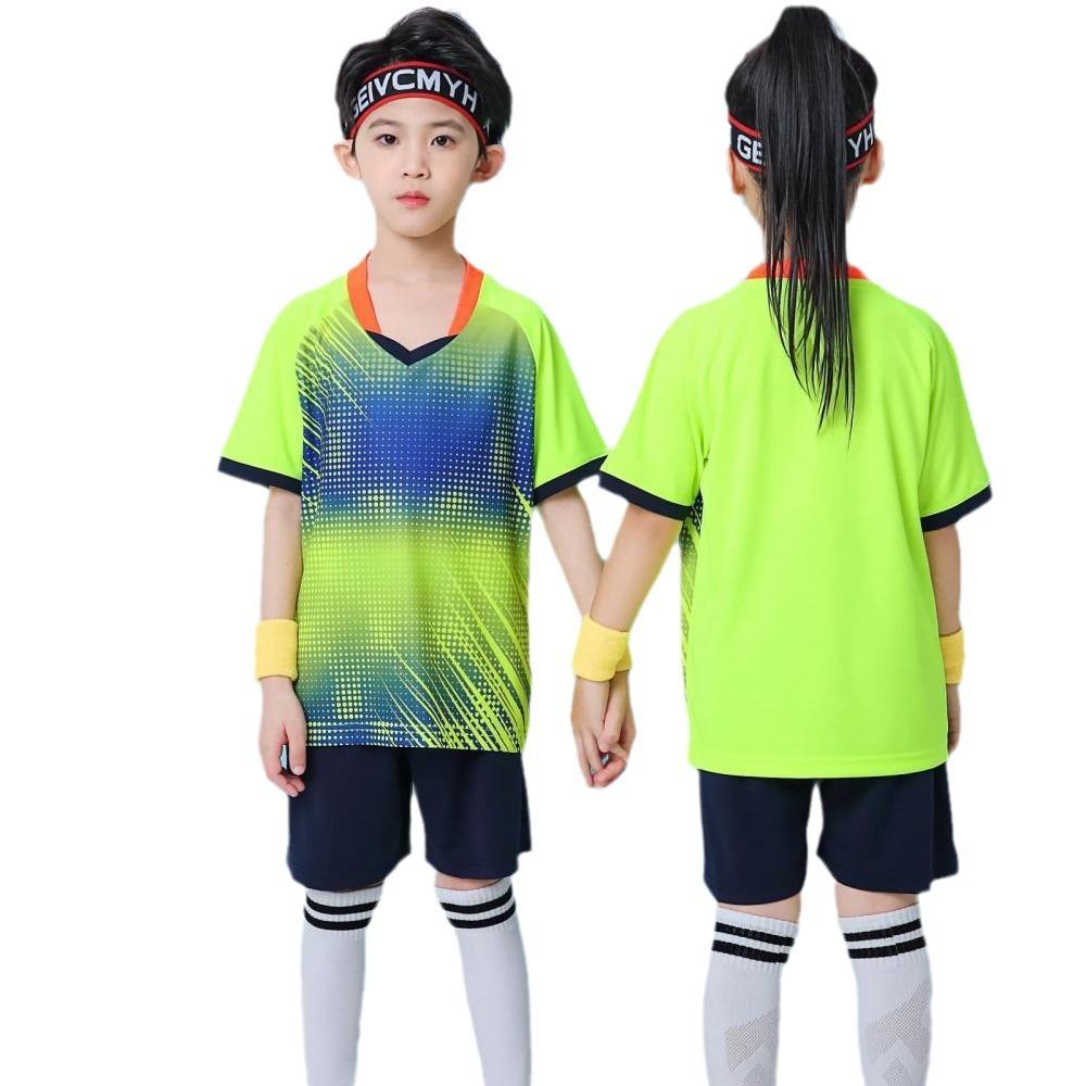 Men'S And Women'S Suit Trendy Training Team Uniform Kids Adult Team Competition Summer Sports Short Sleeve Soccer Jersey Fb05