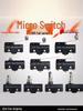 Micro Limit Switch LXW5 Series: Models 11G1, 11N1, 11D1, 11G2, 11Q1, 11M