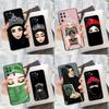 Muslim Islamic Girls Arabic Hijab Phone Case For Oppo A54 A74 A94 A15 A16 A17 A52 A72 A76 A96 A57 A58 A78 A98 A53S Cover Case