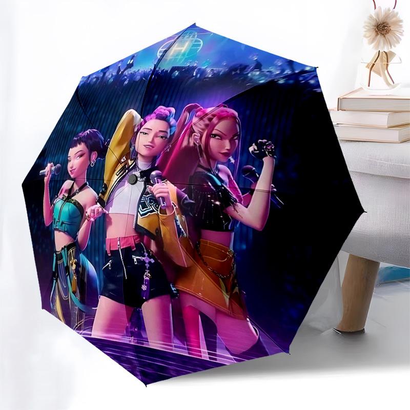 

1pc Mario Kart Racing Umbrella, Auto Open Close, Portable 3-Fold Design, 8-Bone Iron Frame, Outdoor, Perfect Gift for Fans, Travelers, Daily Use, Idea