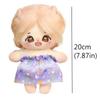 Lolita 20CM Doll Sling Dress Pajama Cotton Doll Dress Lolita Dress Up Clothing Skirt  Children Gift