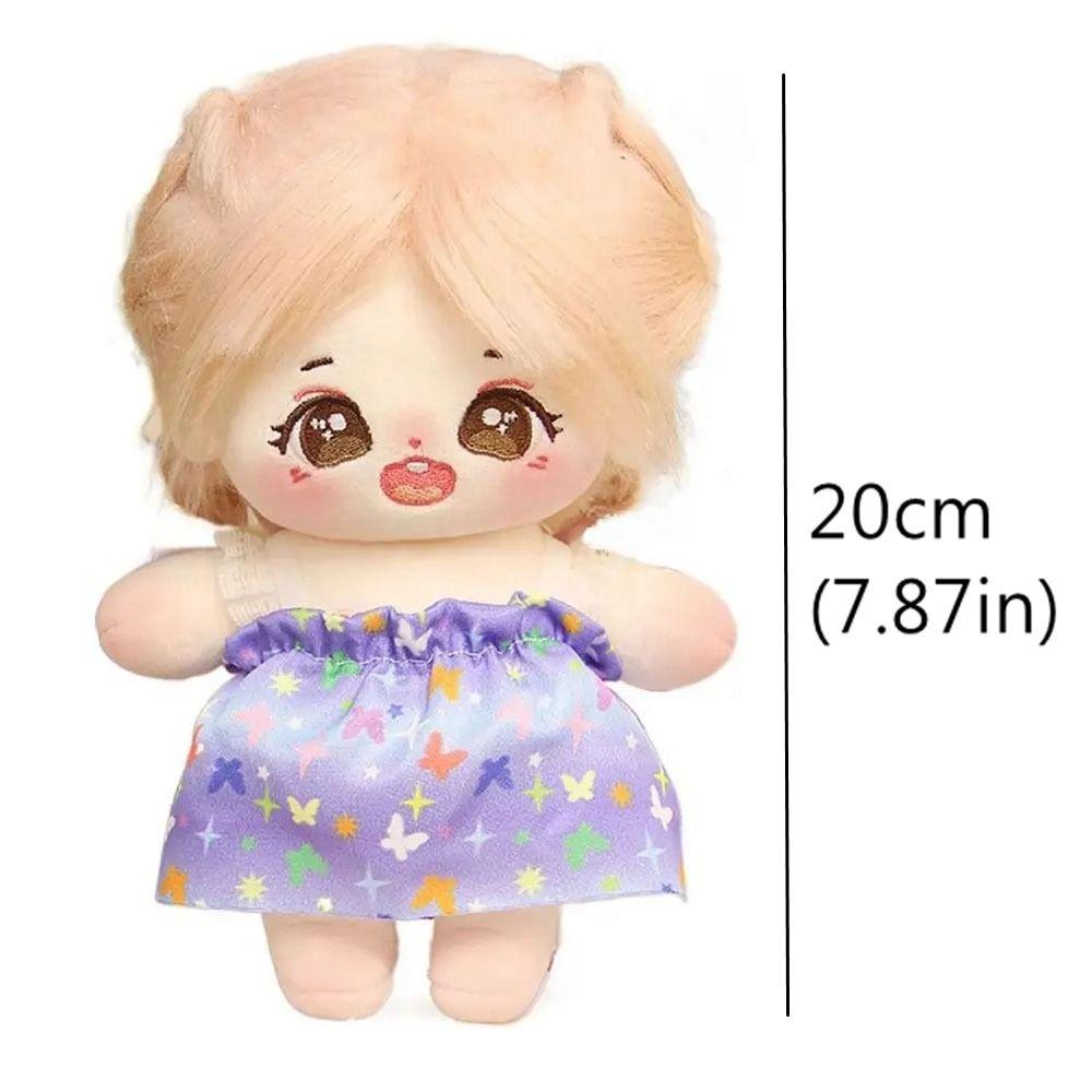 Lolita 20CM Doll Sling Dress Pajama Cotton Doll Dress Lolita Dress Up Clothing Skirt  Children Gift