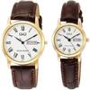 Q Q [Citizen Q Q] Pair Watch Cheap Citizen Men S woMen S Brown A206a207 107 Watch [domeStic Genuine]